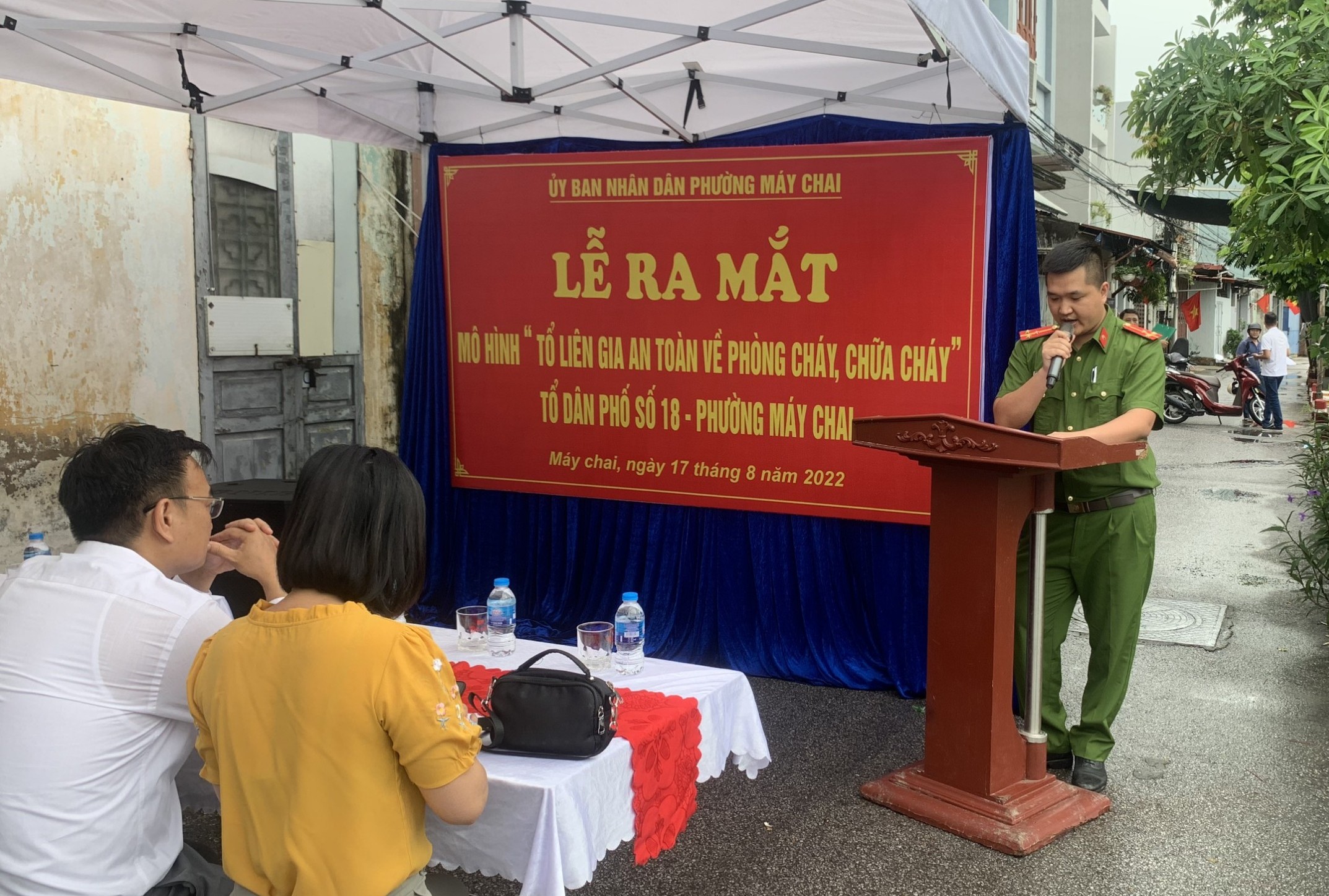 Quận Ngô Quyền: Ra mắt mô hình “Tổ liên gia an toàn PCCC” và “Điểm chữa cháy công cộng”